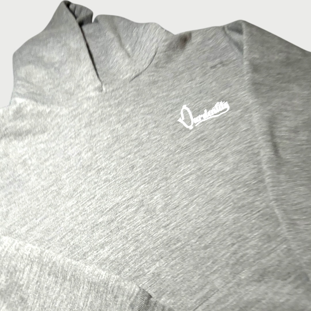 Smoke Grey Overhead Cuff Bottom Tracksuit