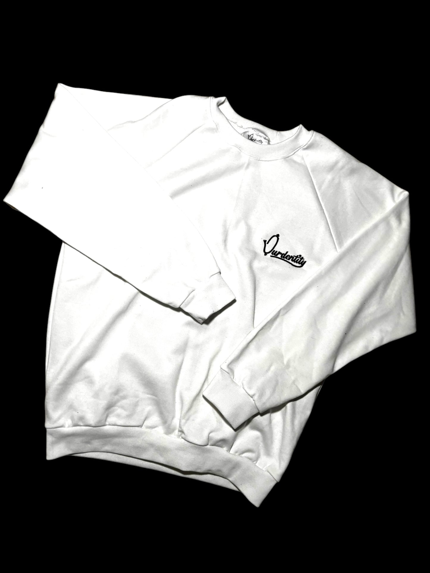 White Crew Neck Jumper