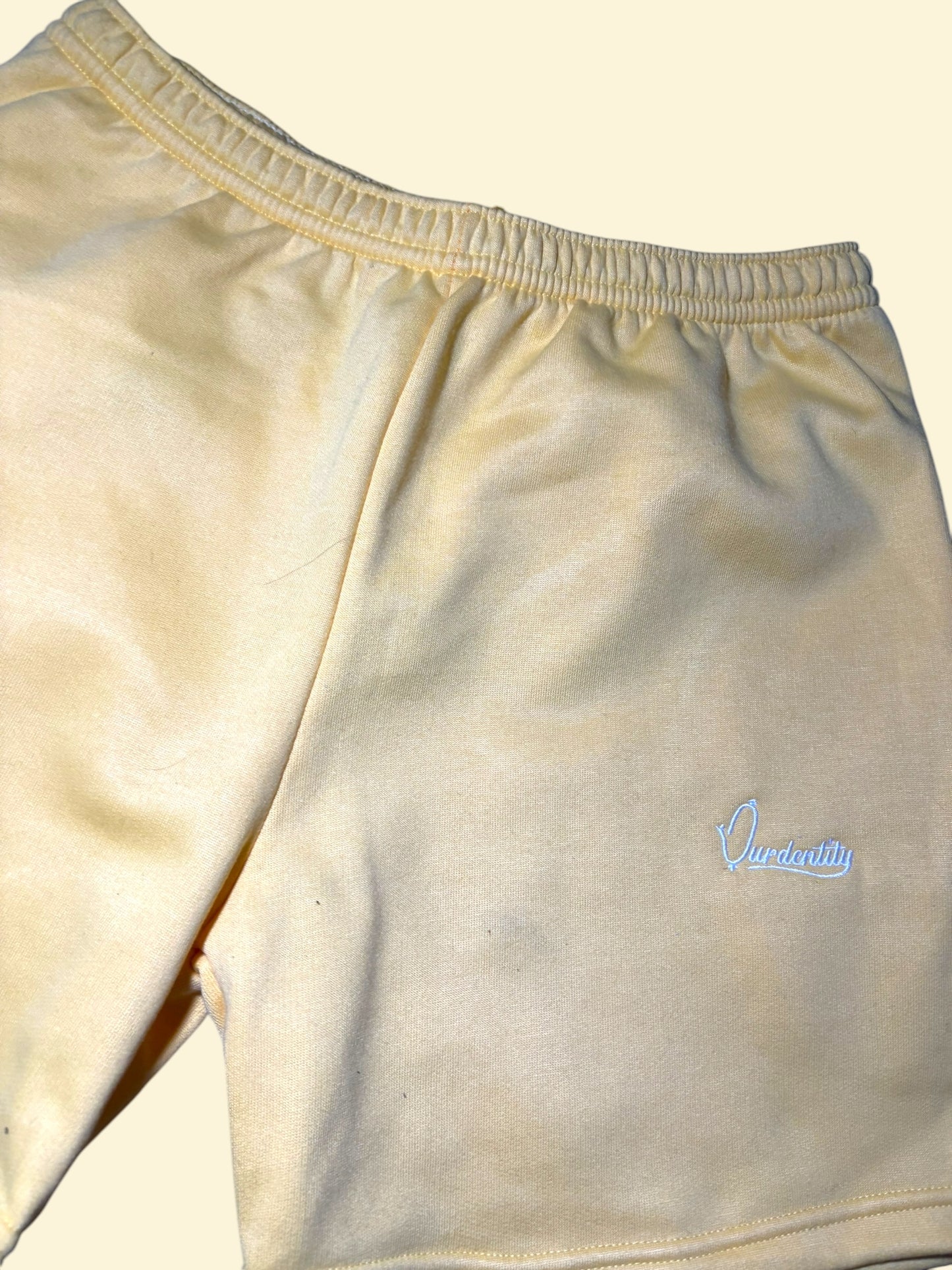Yellow Tracksuit Shorts