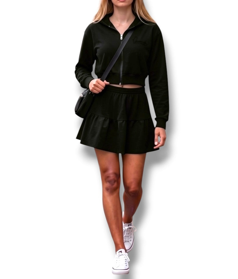 Black Rara Miniskirt