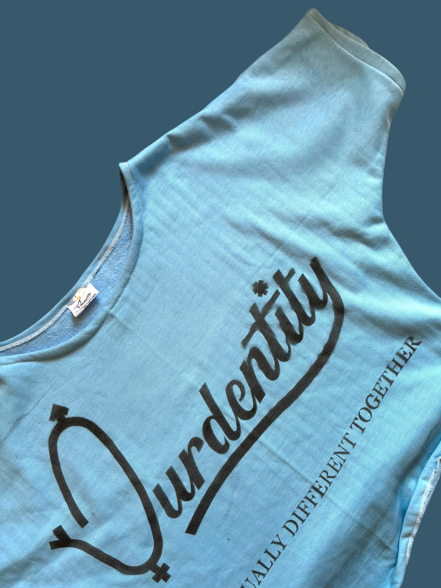 Sky Blue Pump Cover Gym Top