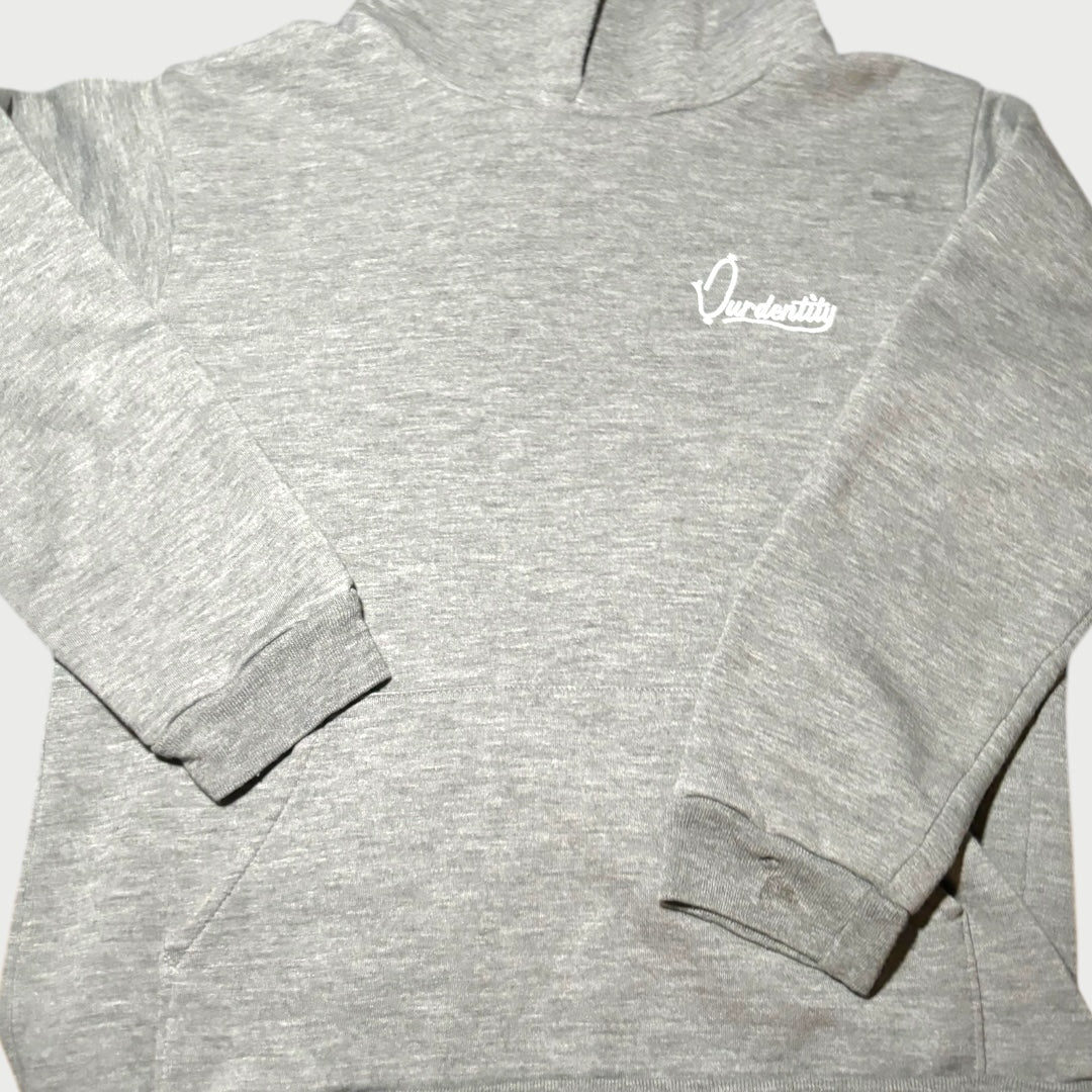 Smoke Grey Overhead Cuff Bottom Tracksuit