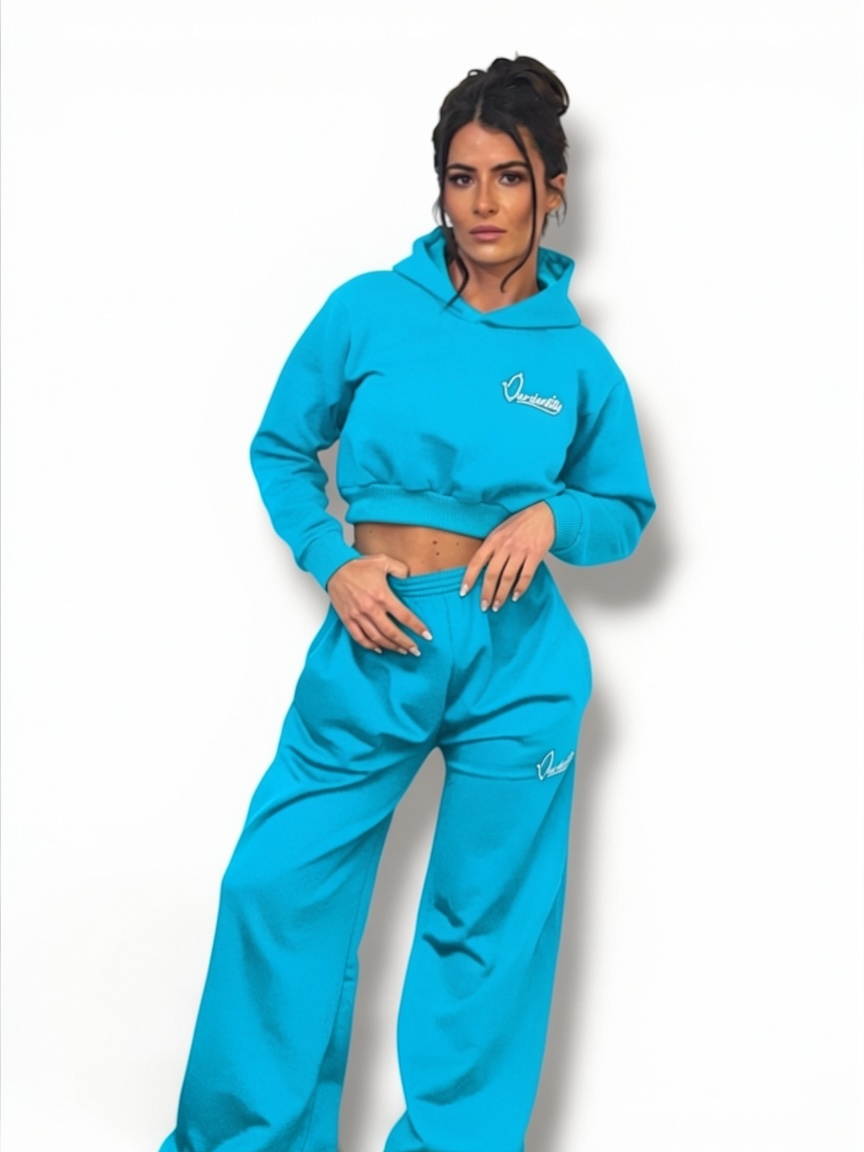 Sky Blue Baggy Style Joggers