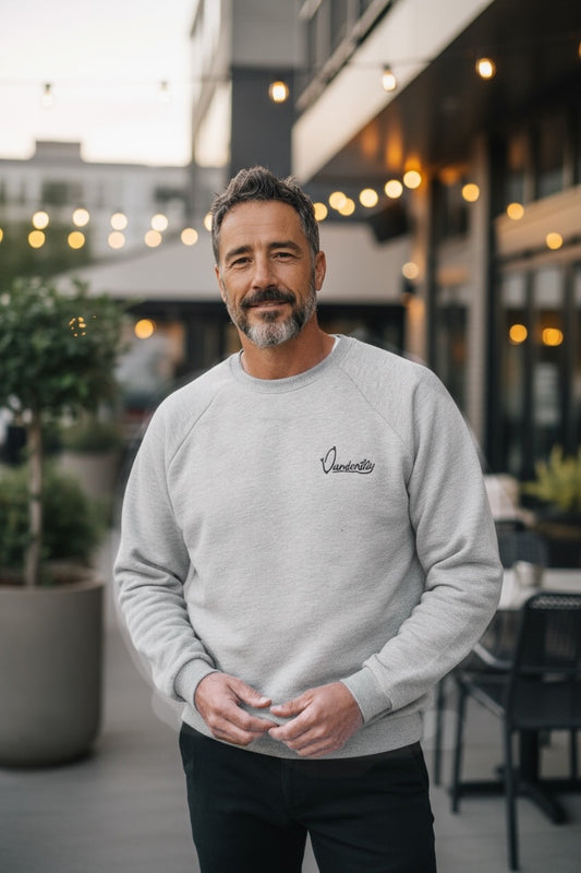 Silver Grey Crew Neck Jumper