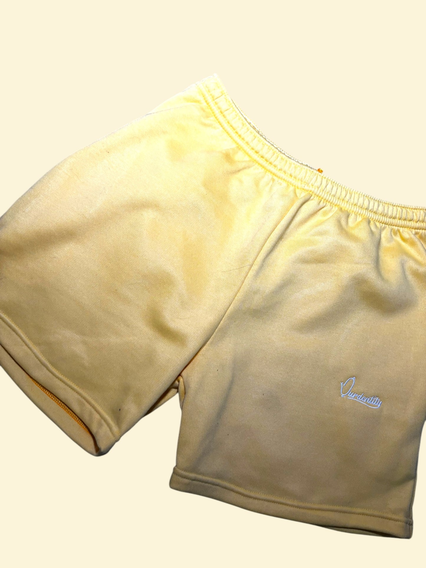 Yellow Tracksuit Shorts