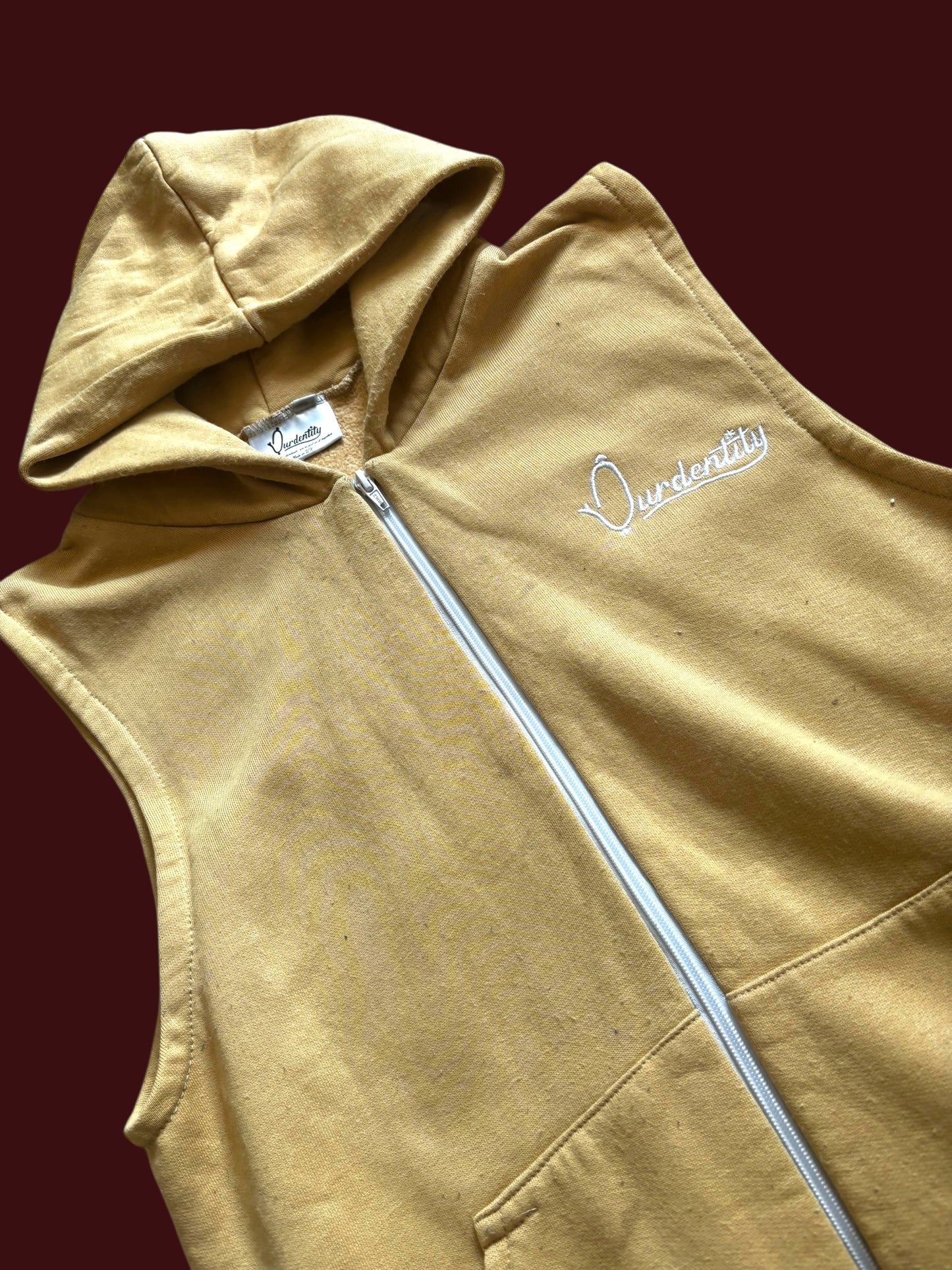 Caramel Sleeveless Hoodie