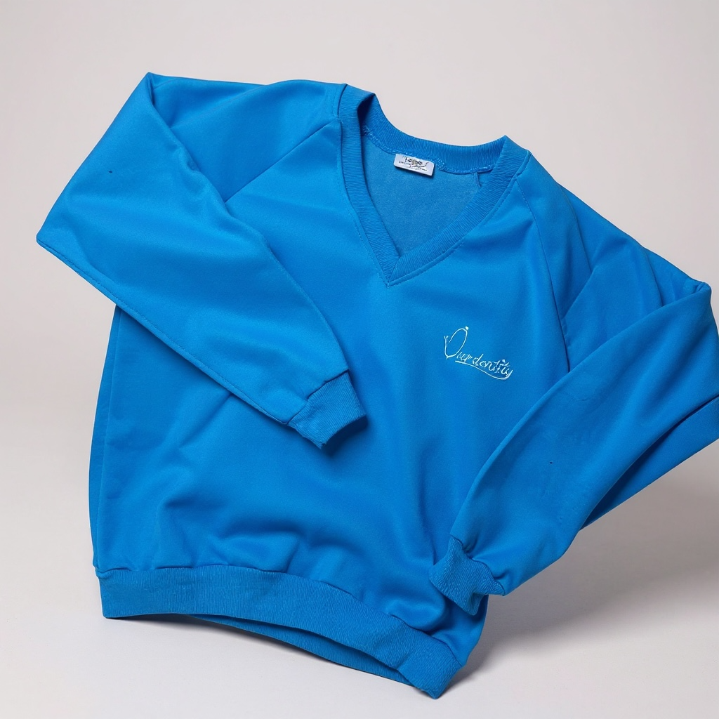 Sky Blue V Neck Jumper