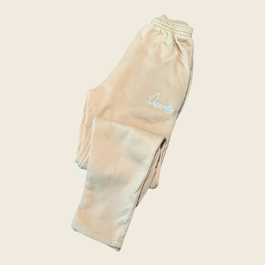 Caramel Open Ankle Tracksuit Bottoms
