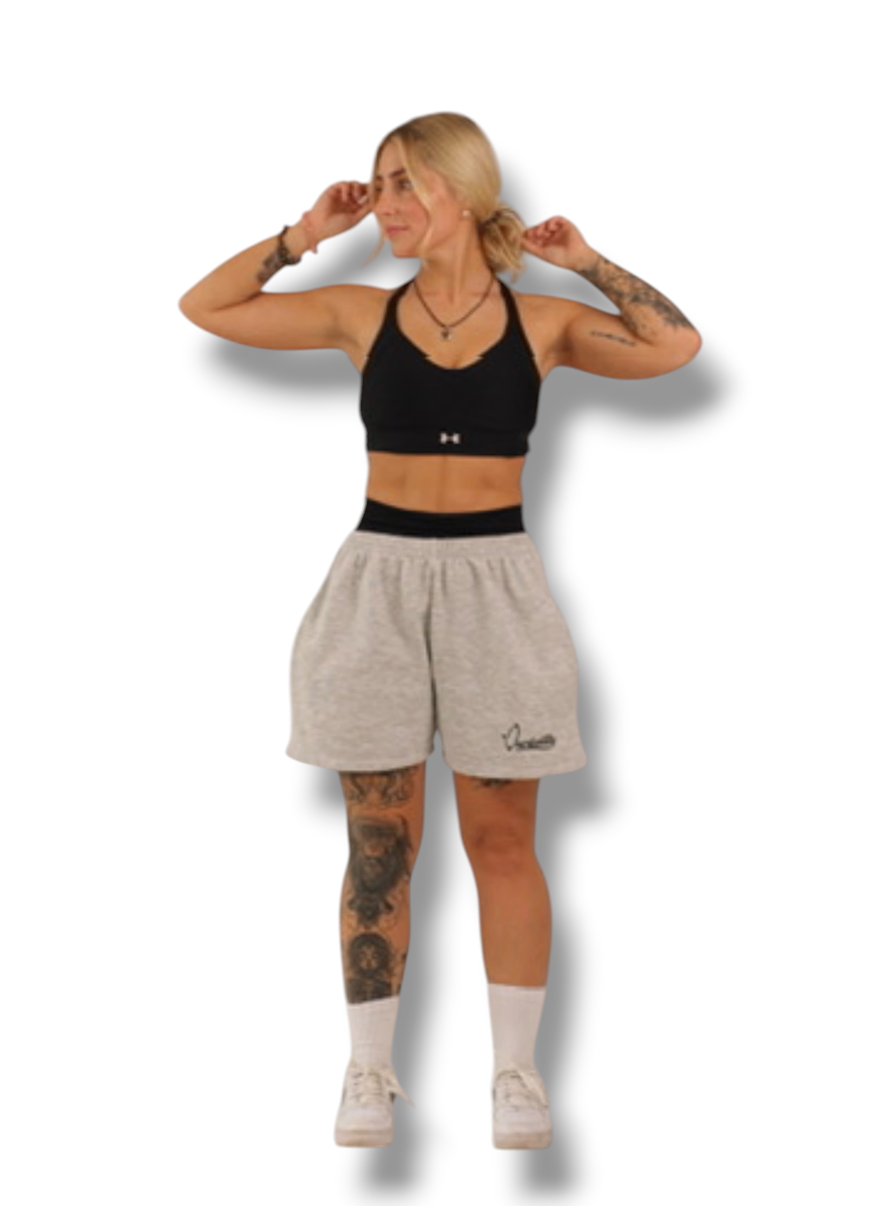 Signature Silver Grey Shorts