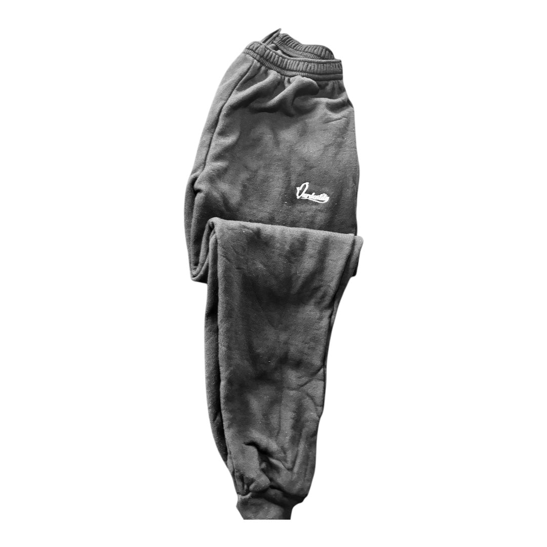 Black Full Zip Cuff Bottom Tracksuit