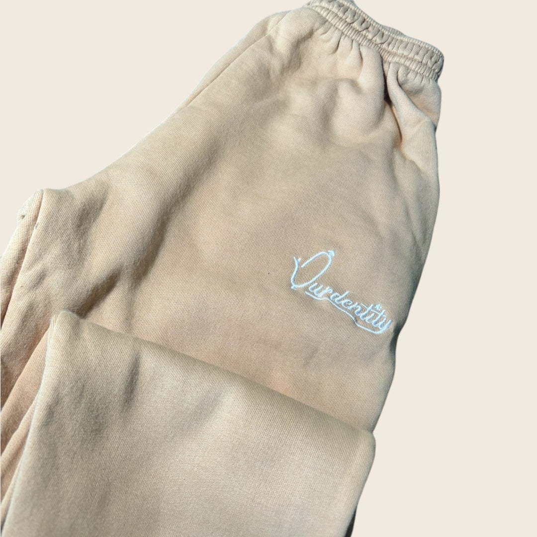 Caramel Open Ankle Tracksuit Bottoms