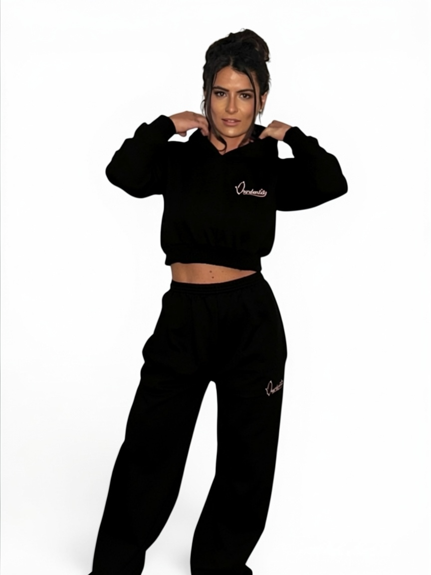 Black Baggy Style Joggers