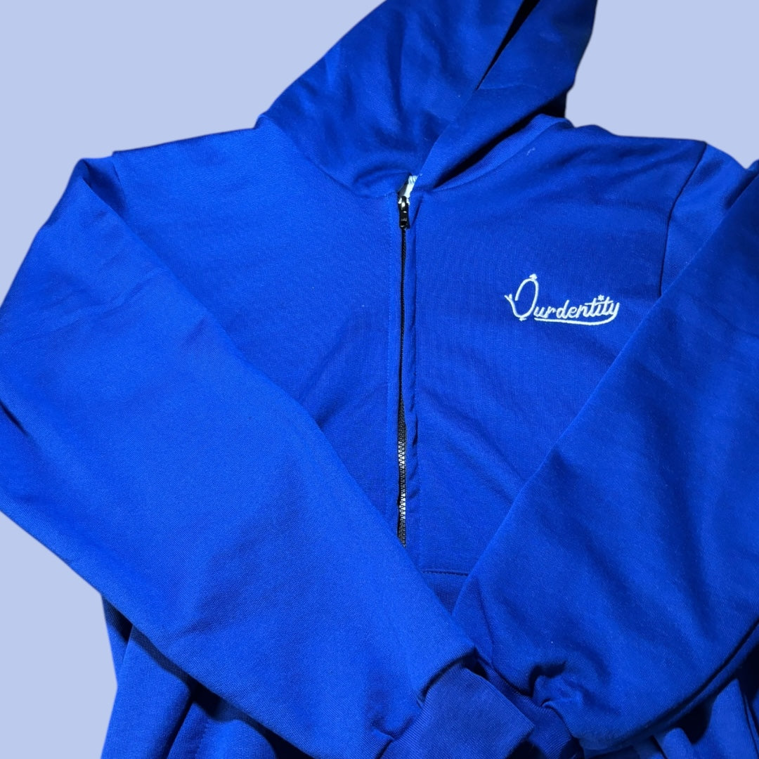 Royal Blue Full Zip Hoodie