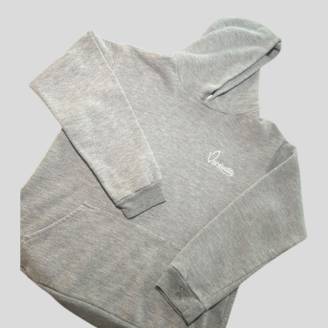Smoke grey overhead hoodie