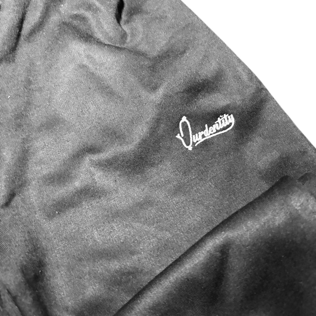 Black Open Ankle Tracksuit Bottoms