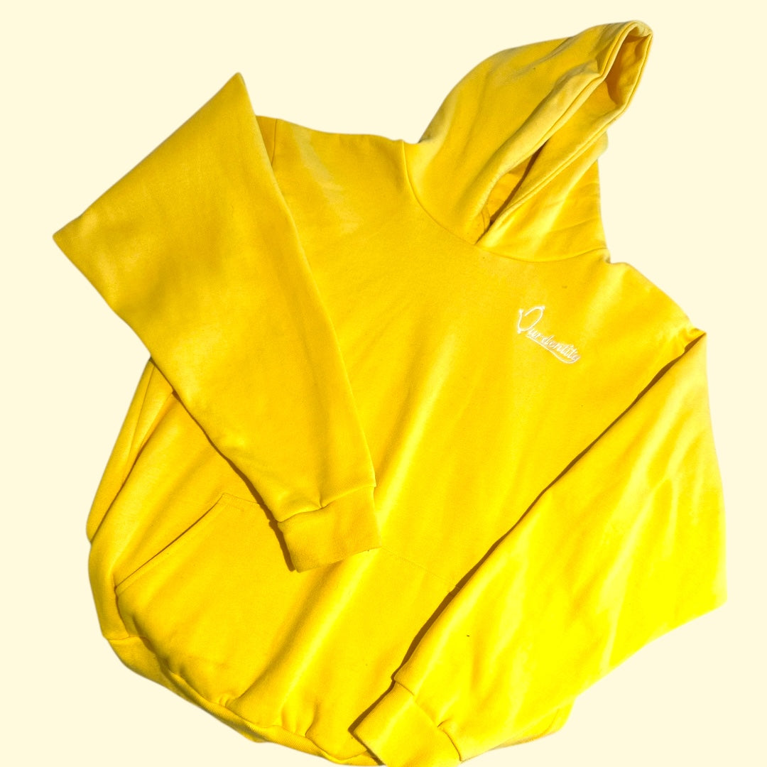 Yellow Overhead Cuff Bottom Tracksuit