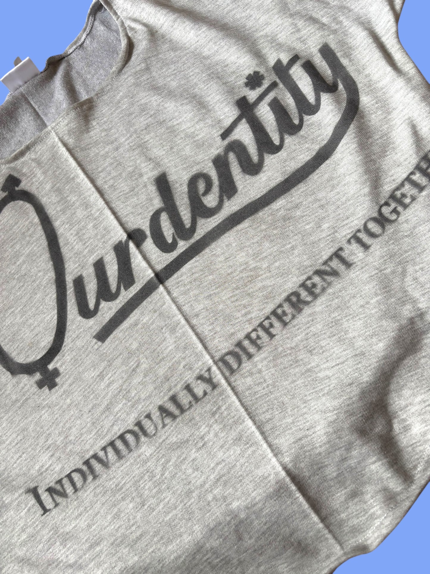 Silver Grey Pump Cover Gym Top