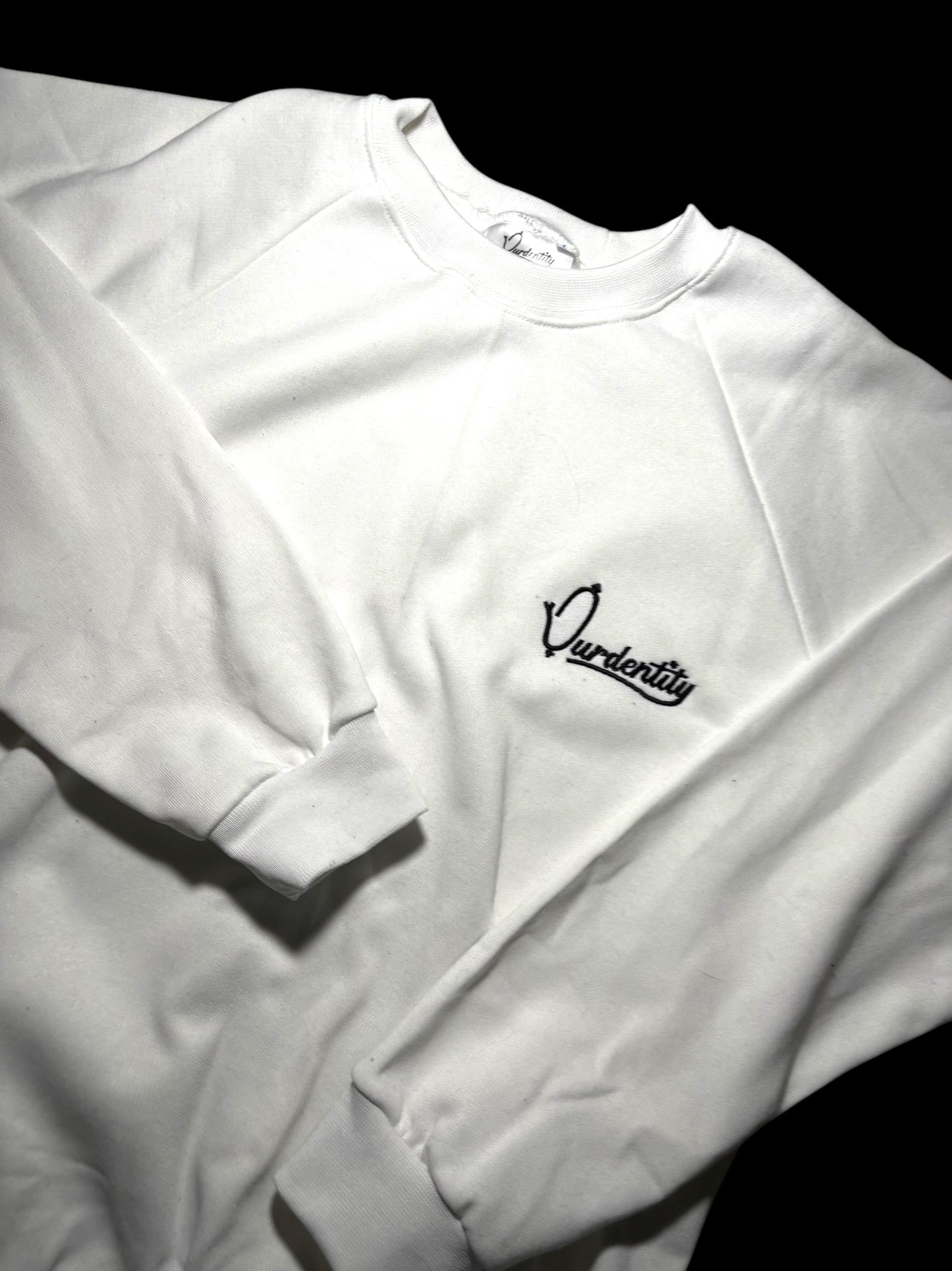 White Crew Neck Jumper