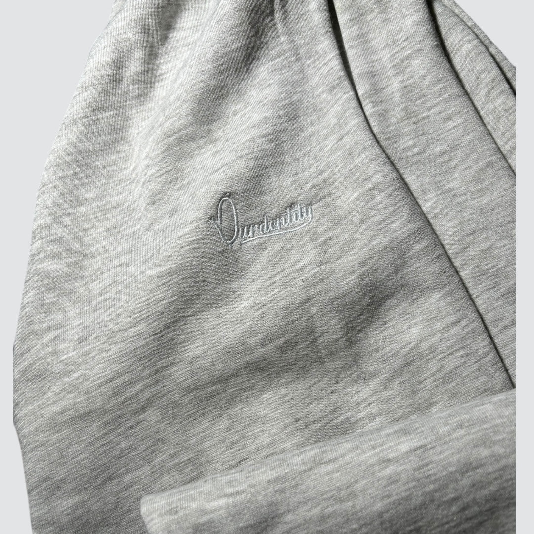 Silver Grey Cuffed Tracksuit Bottoms