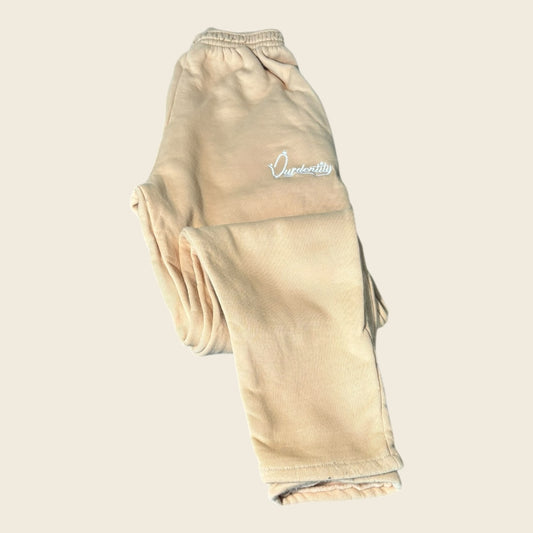 Caramel Open Ankle Tracksuit Bottoms