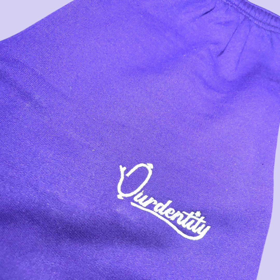 Purple Overhead Cuffed Bottom Tracksuit