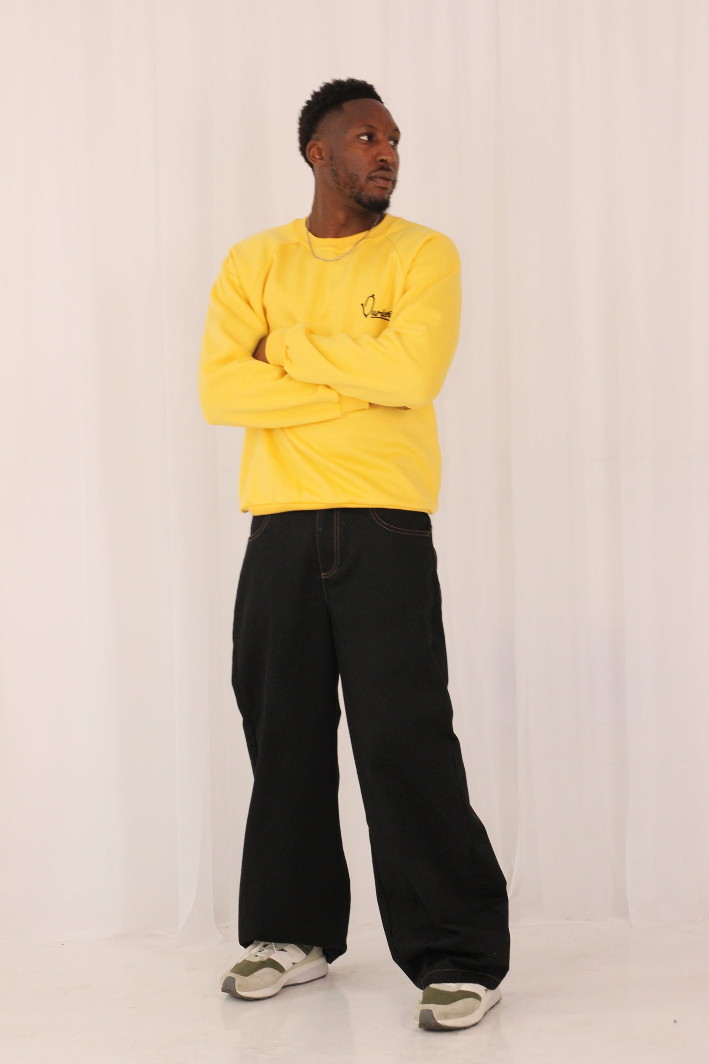 Yellow Crew Neck Jumper