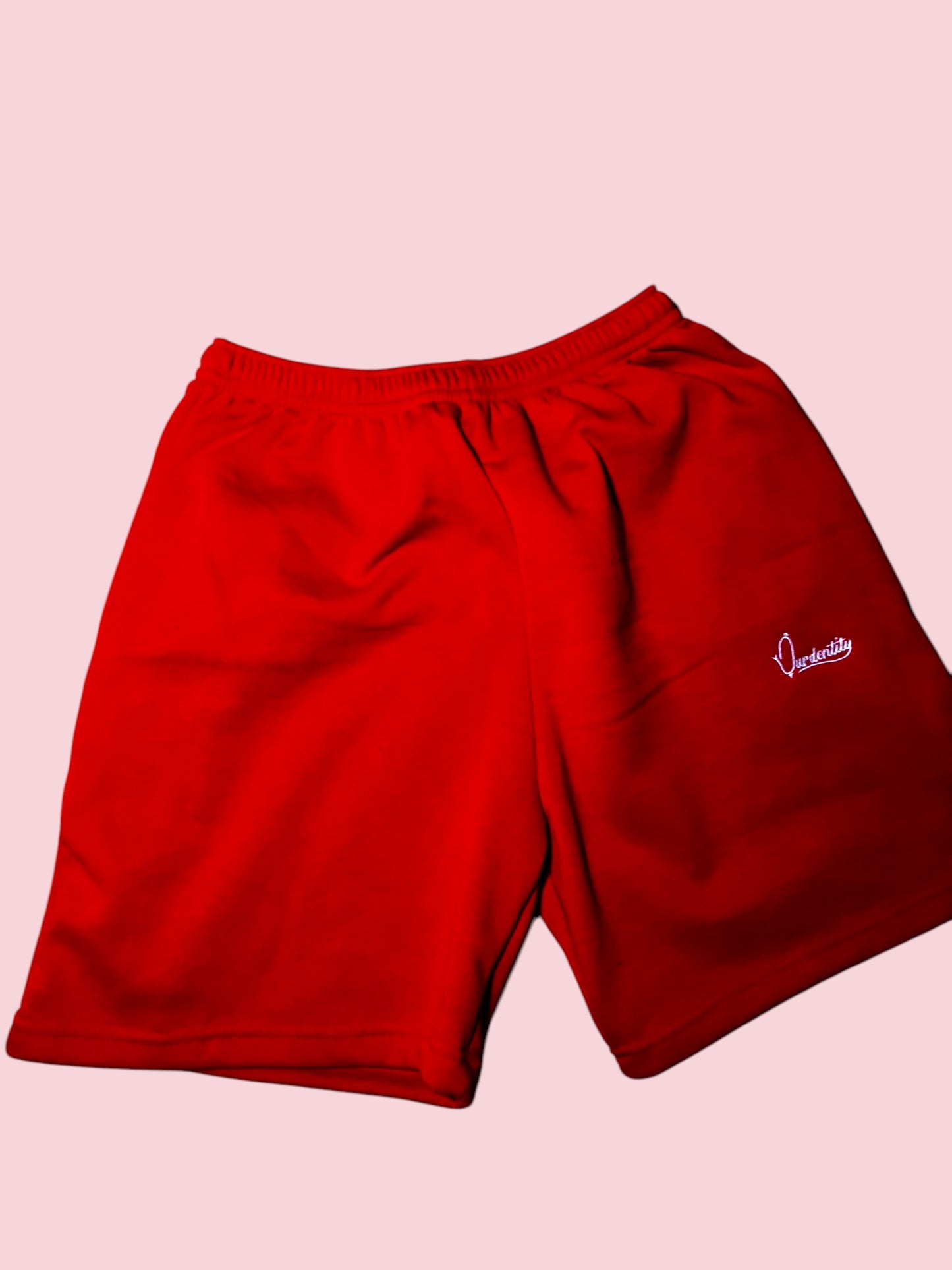 Red Tracksuit Shorts