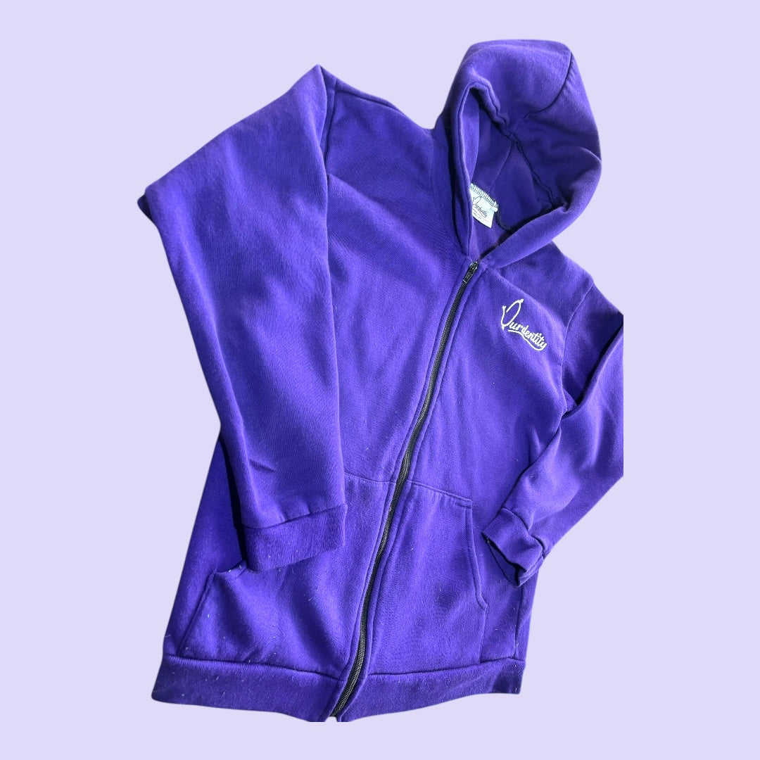 Purple Full Zip Hoodie