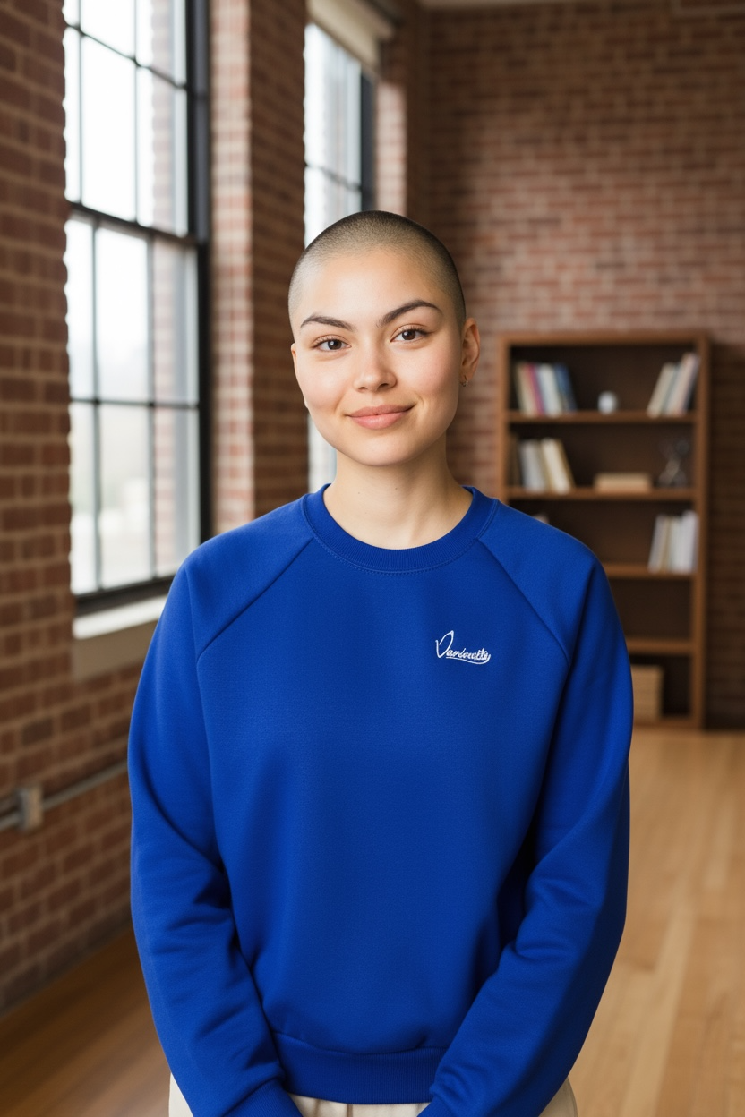 Royal Blue Crew Neck Jumper