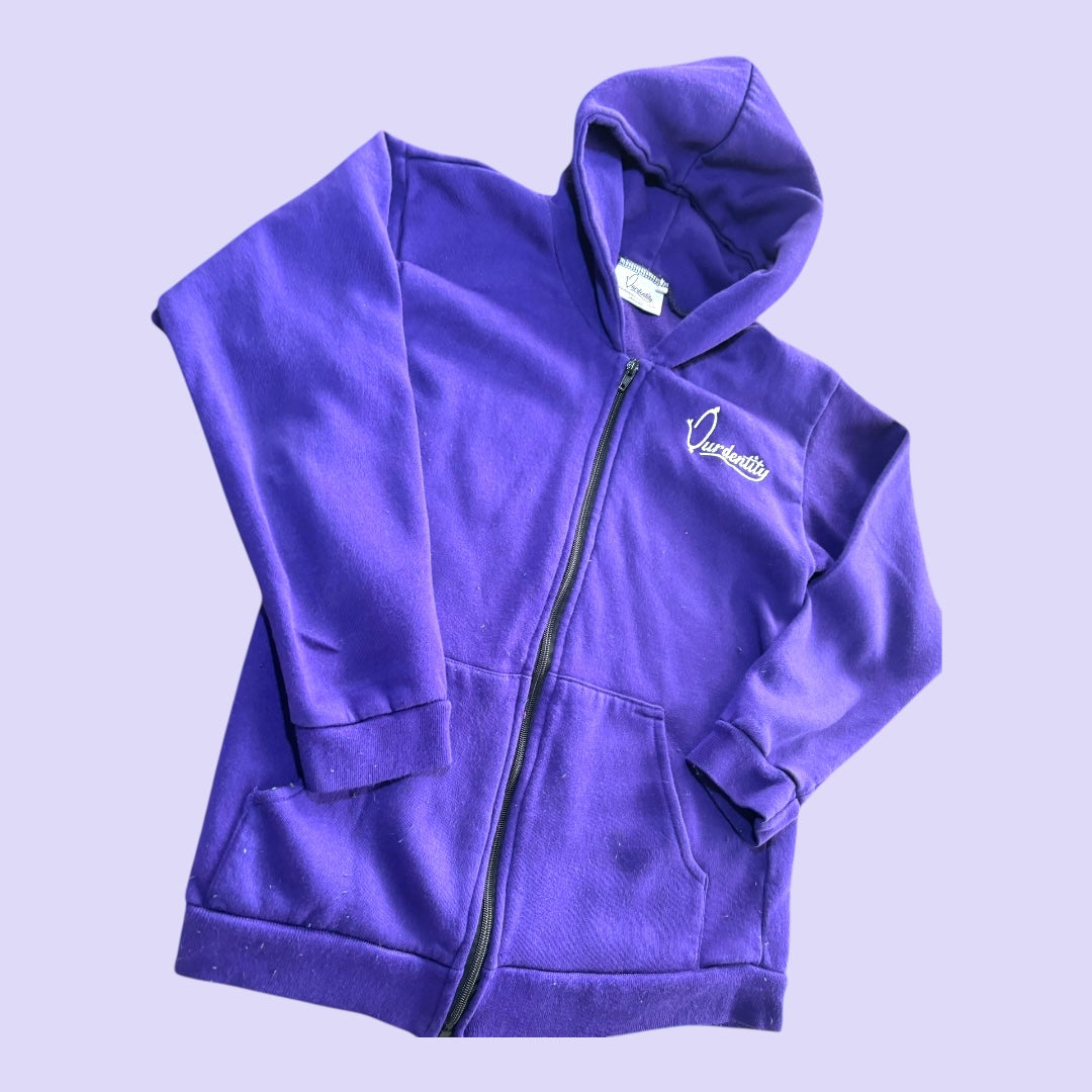 Purple Full Zip Hoodie