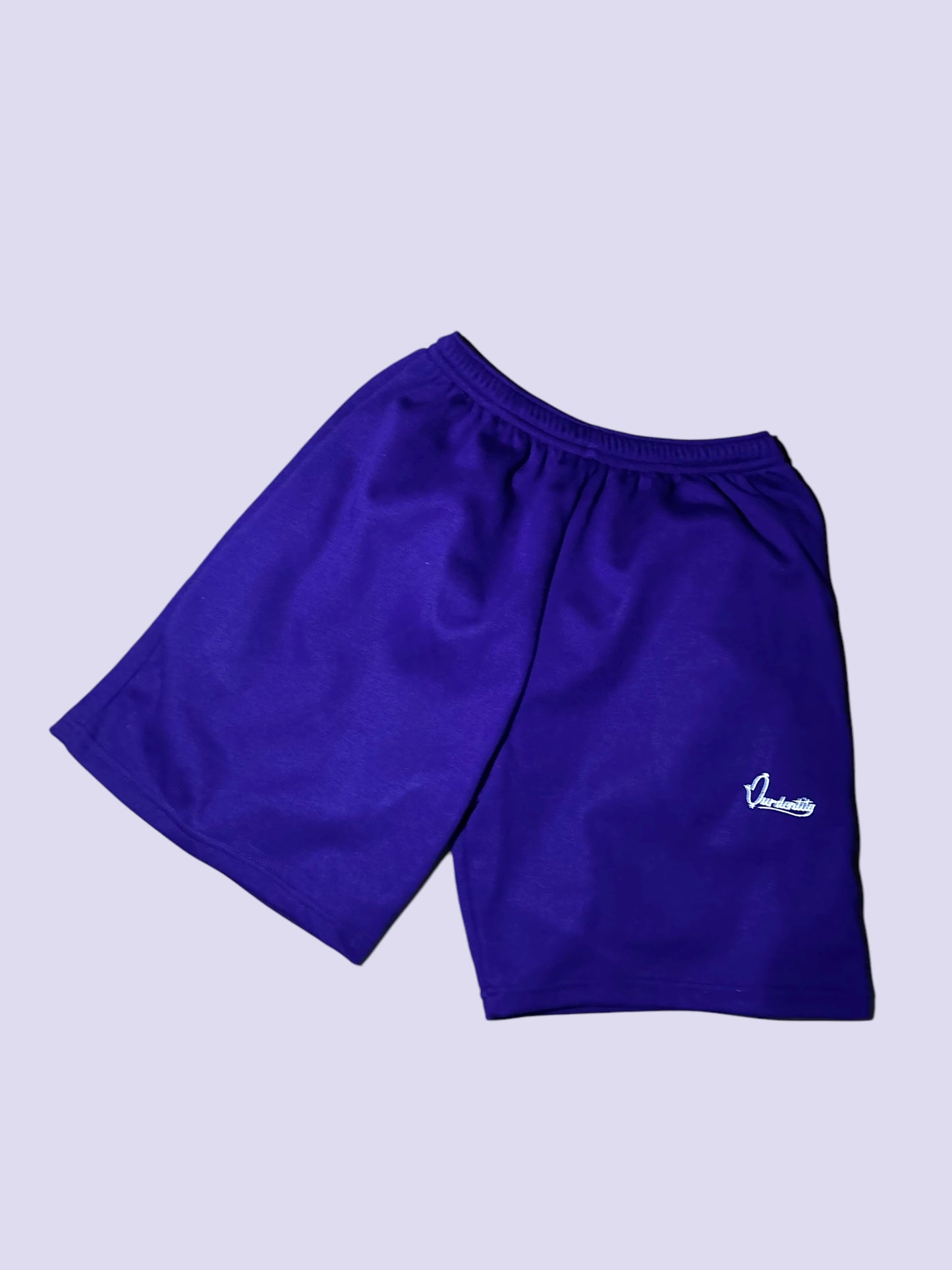 Purple Tracksuit Shorts