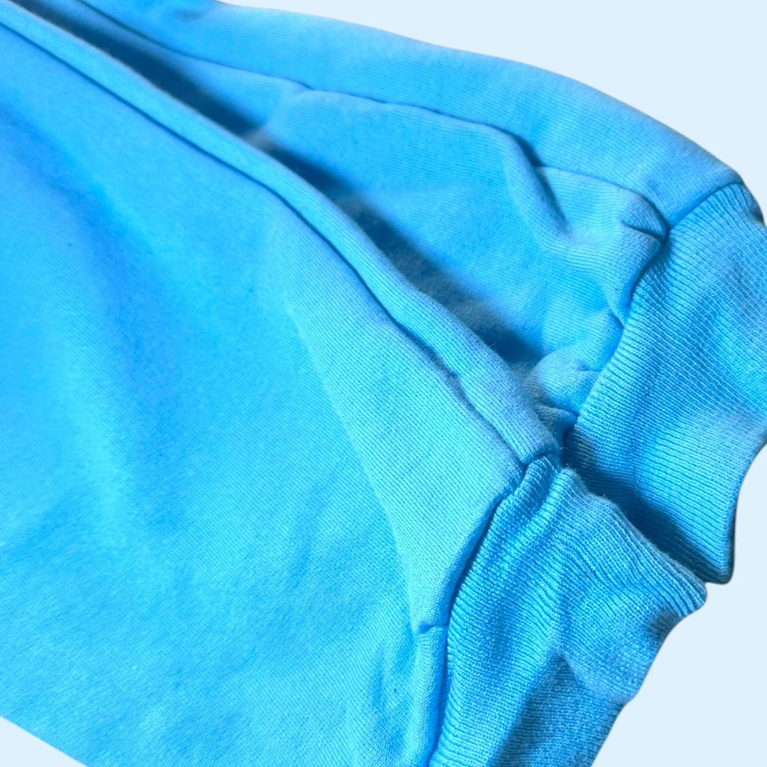 Sky Blue Cuffed Tracksuit Bottoms