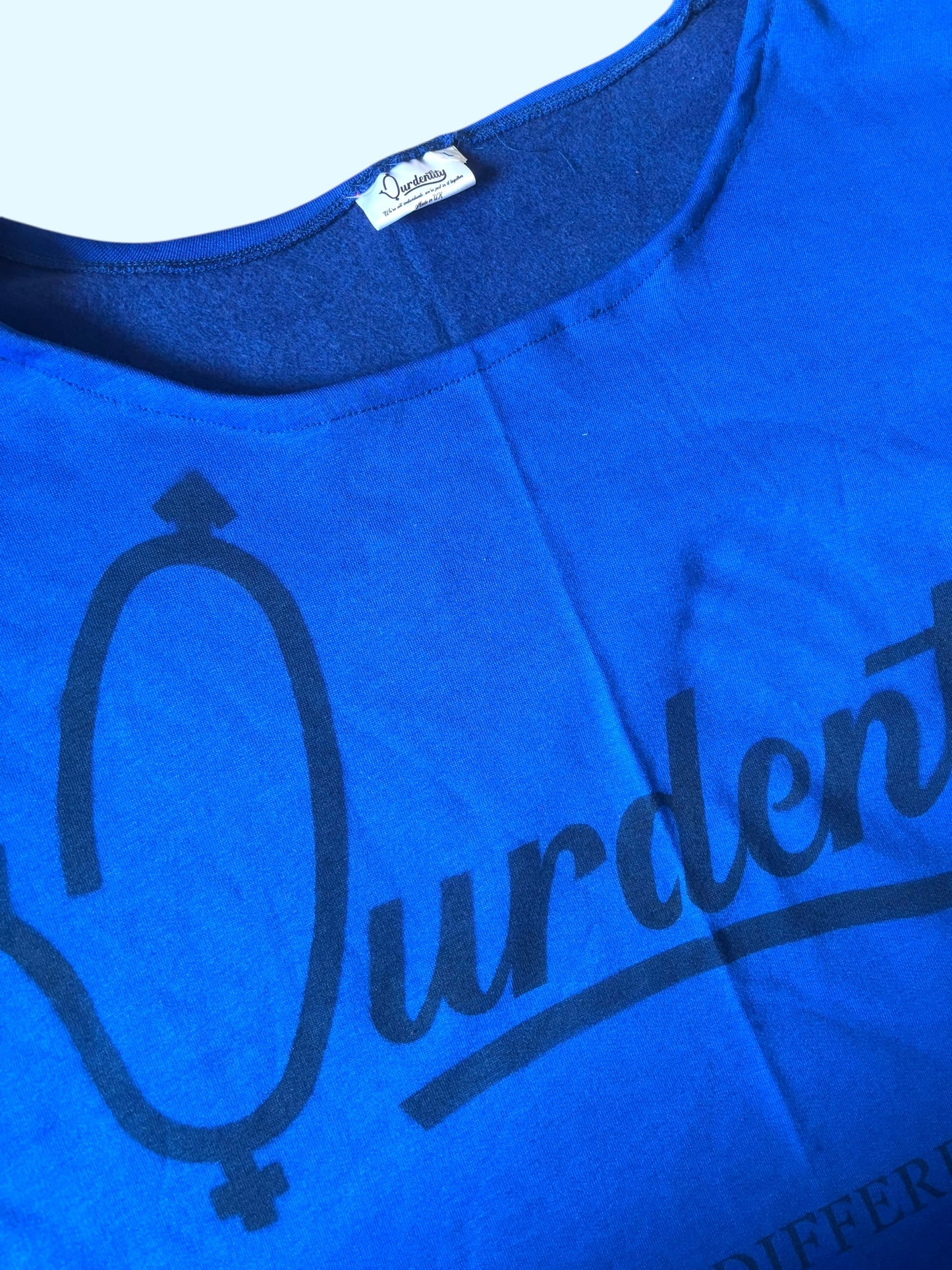 Royal Blue Pump Cover Gym Top