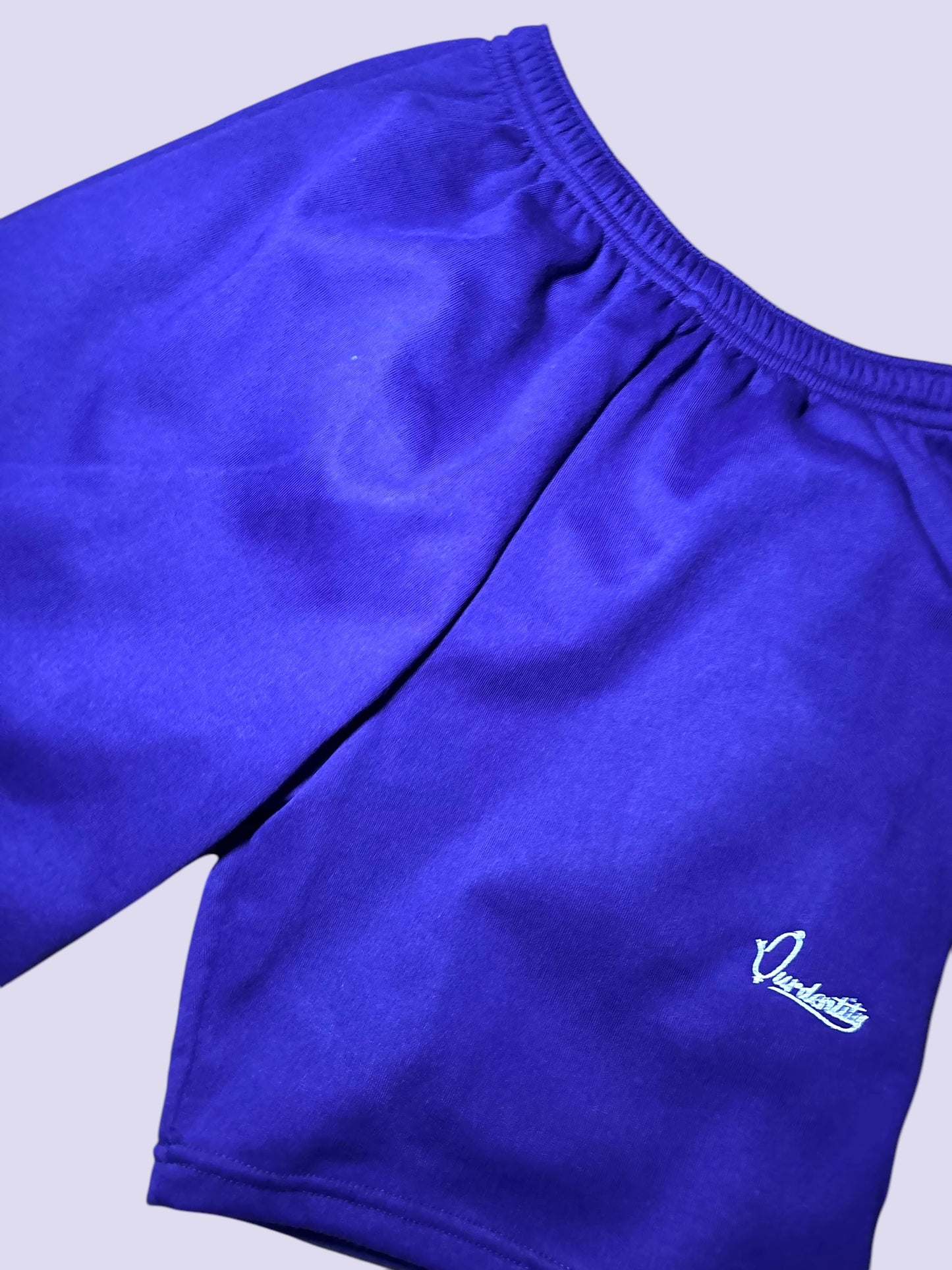 Purple Tracksuit Shorts