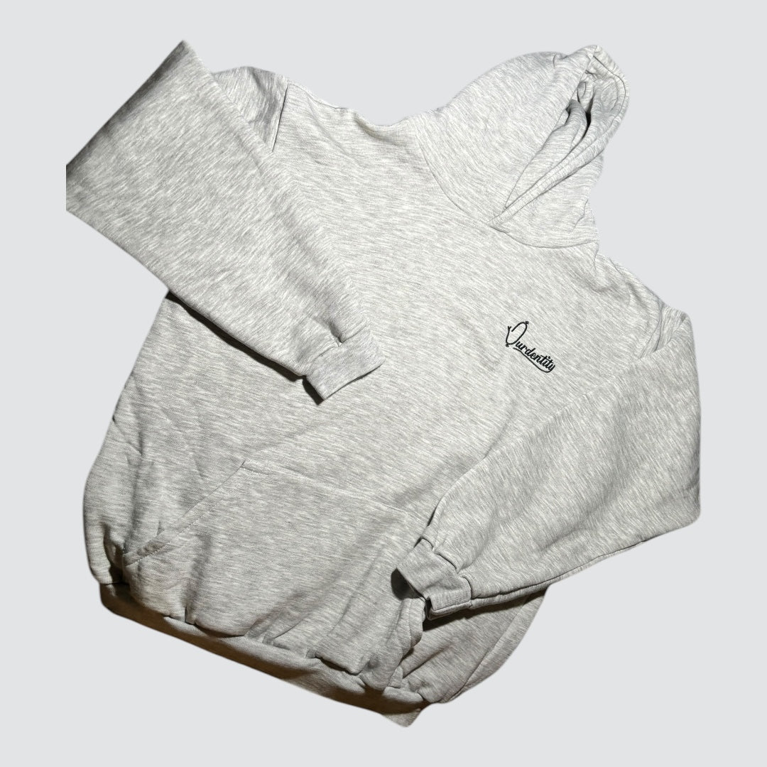 Silver Grey Overhead Hoodie