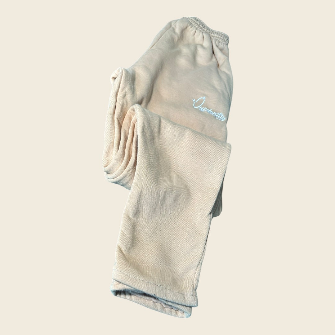 Caramel Open Ankle Tracksuit Bottoms