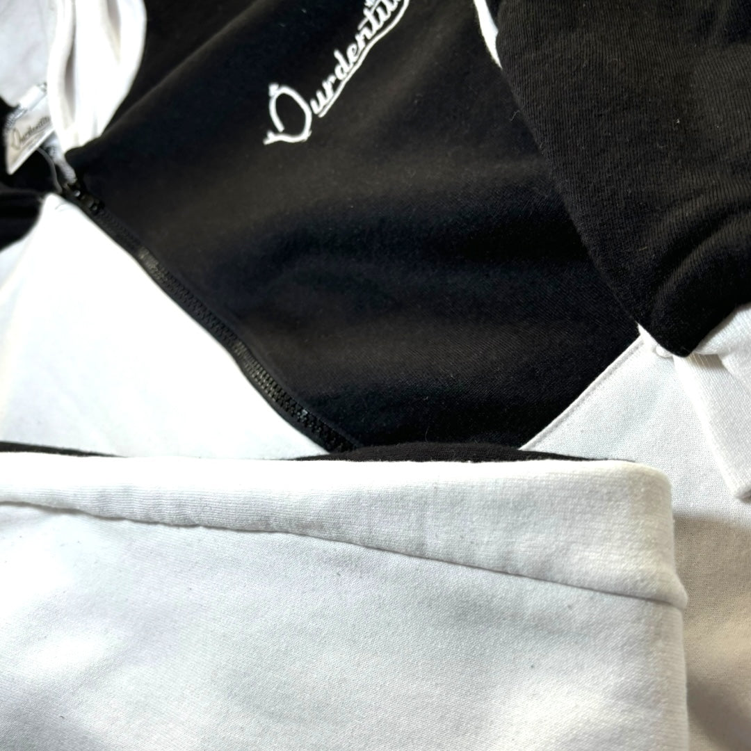 Chequered Full Zip Split Sleeve Cuff Bottom Tracksuit