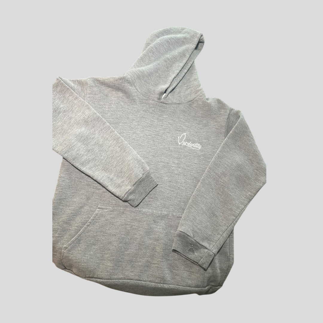 Smoke grey overhead hoodie