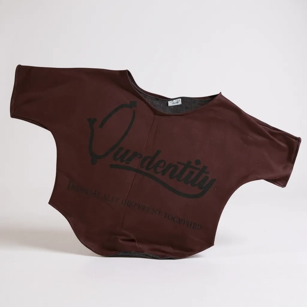 Brown Pump Cover Gym Top