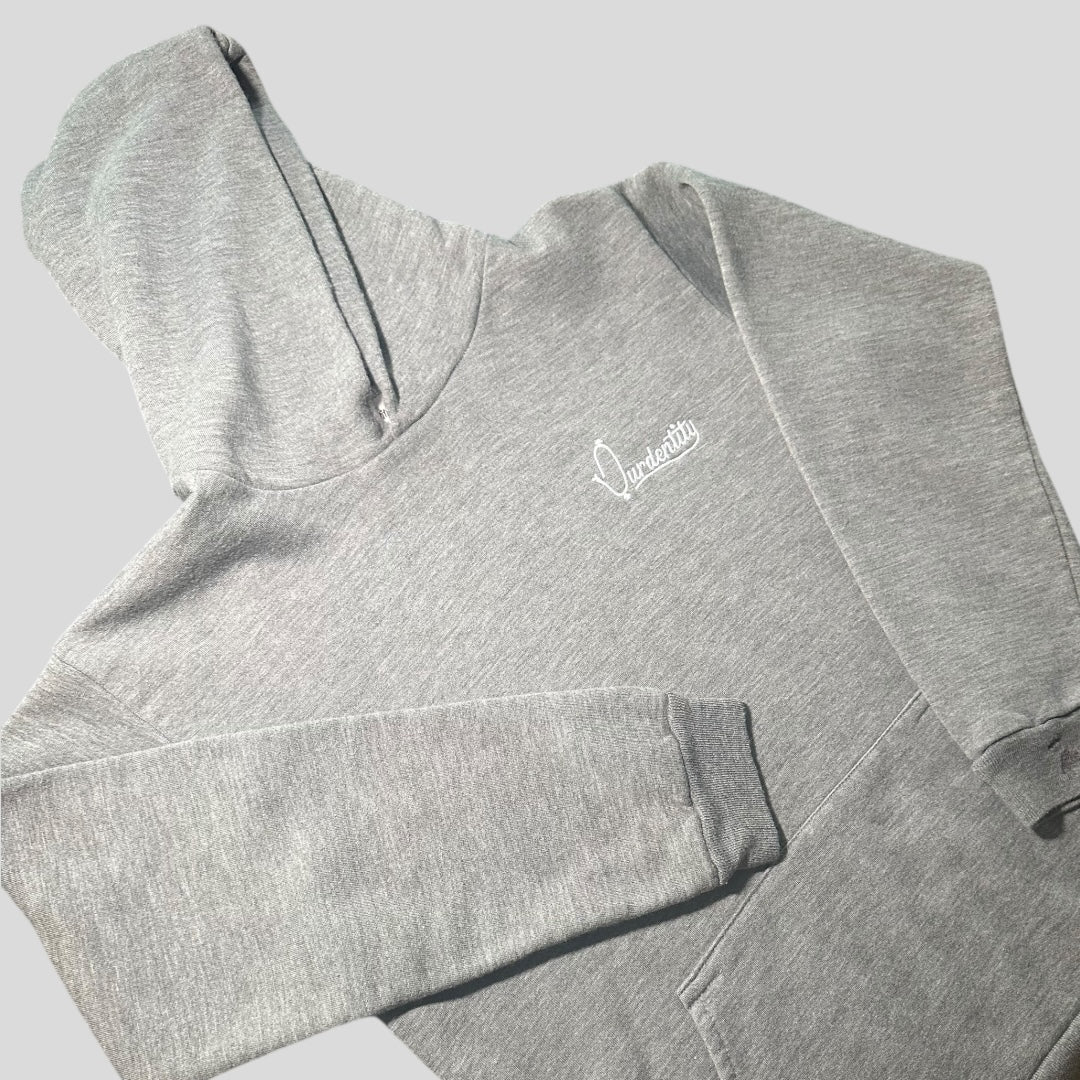 Smoke grey overhead hoodie