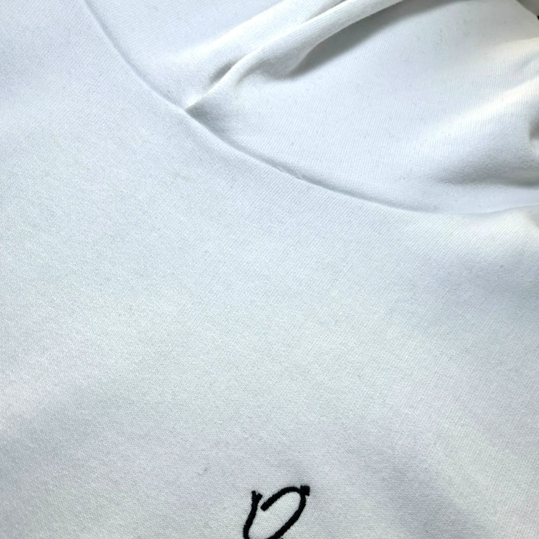 White Overhead Hoodie