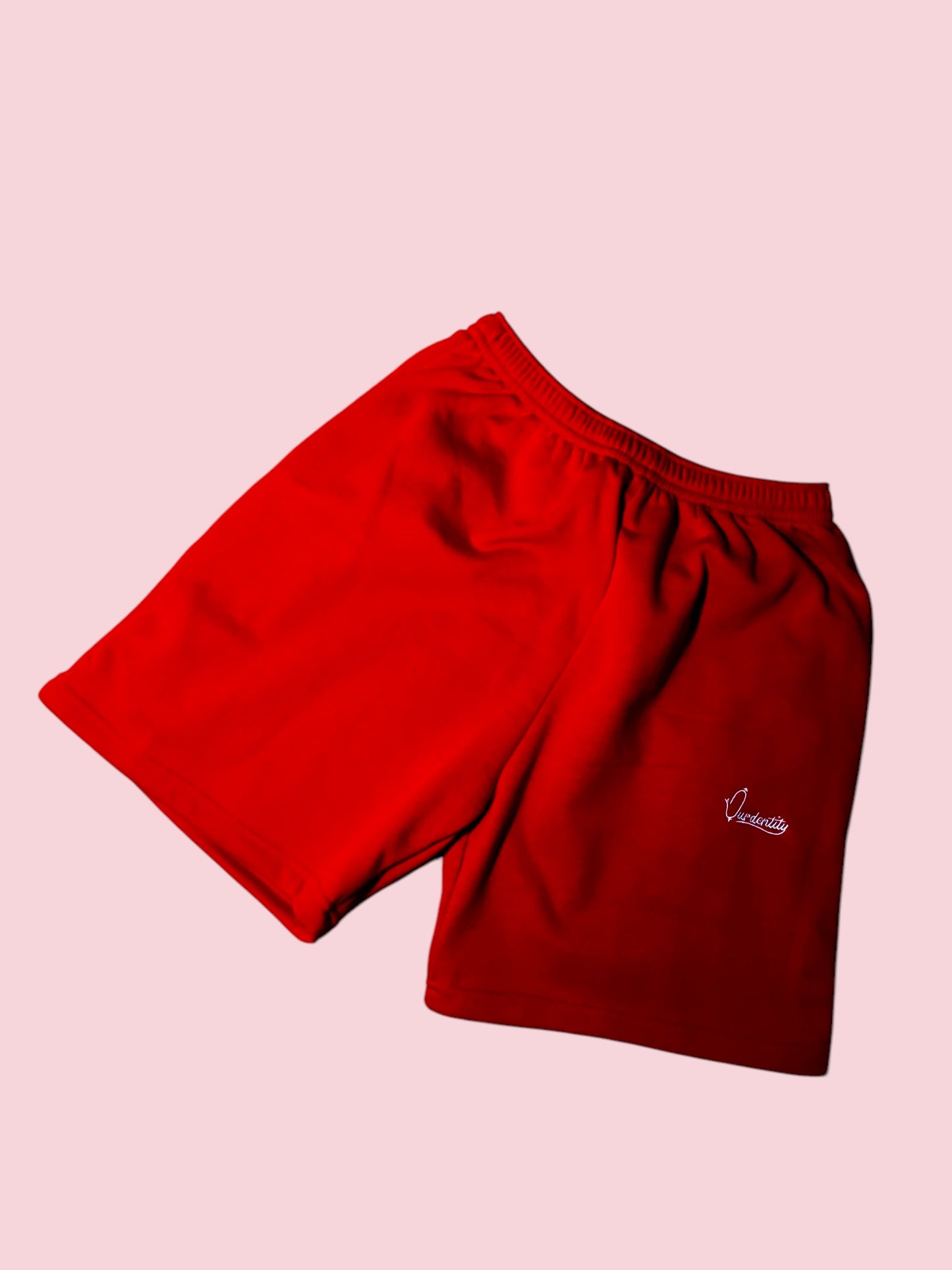 Red Tracksuit Shorts