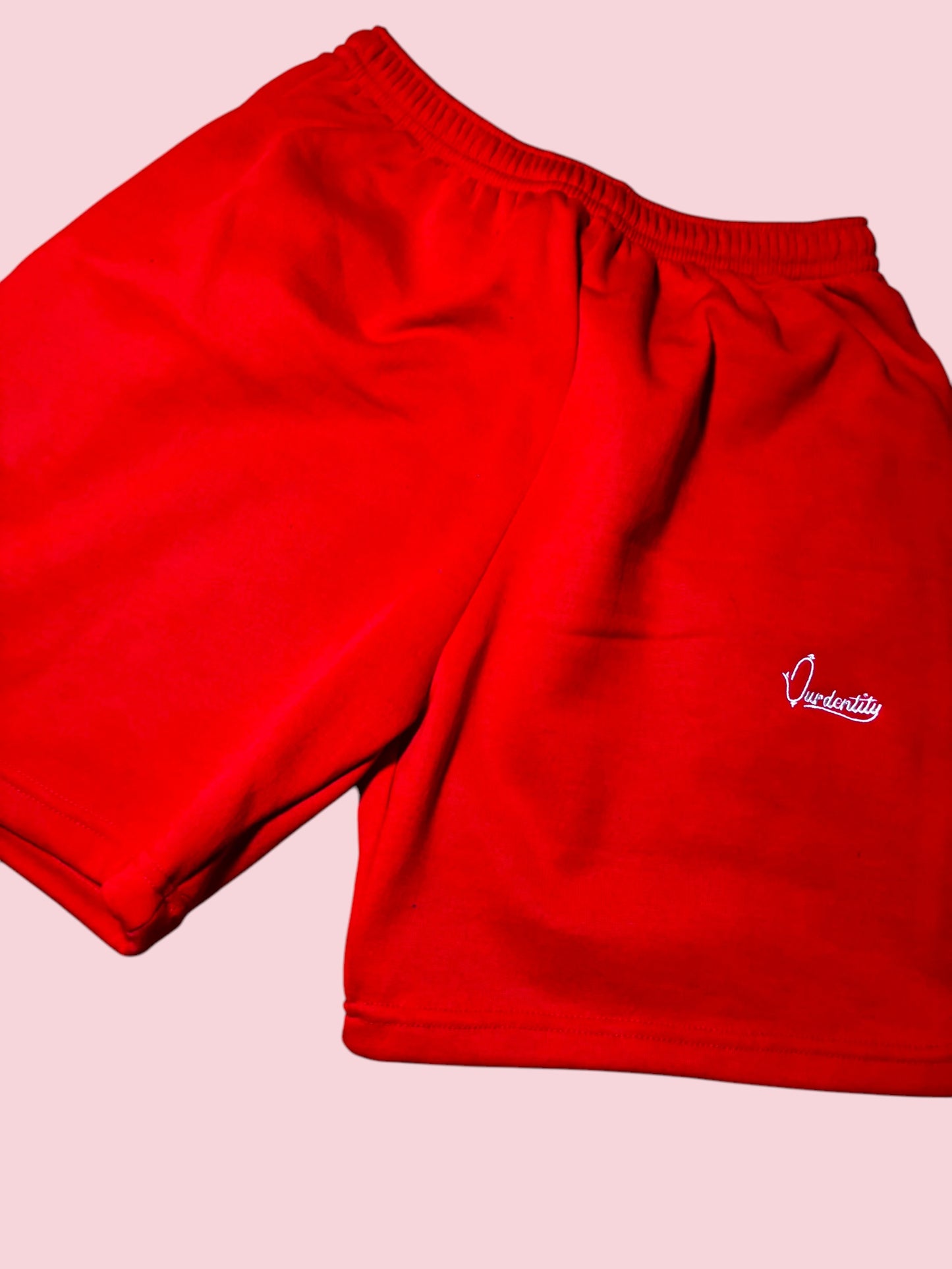 Red Tracksuit Shorts
