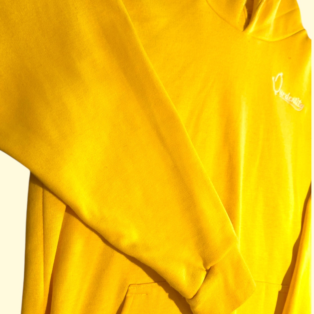 Yellow Overhead Cuff Bottom Tracksuit