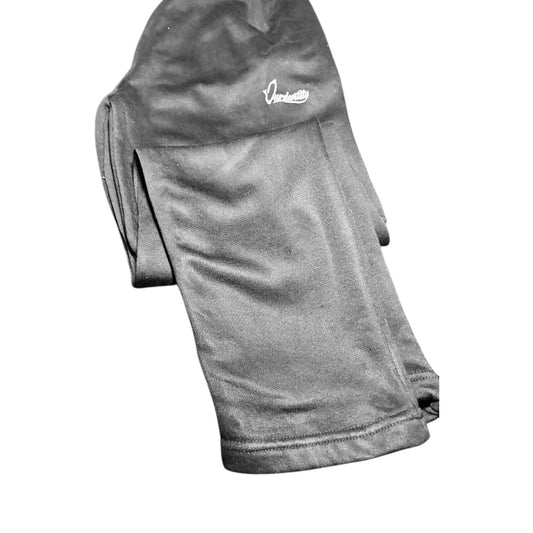 Black Open Ankle Tracksuit Bottoms