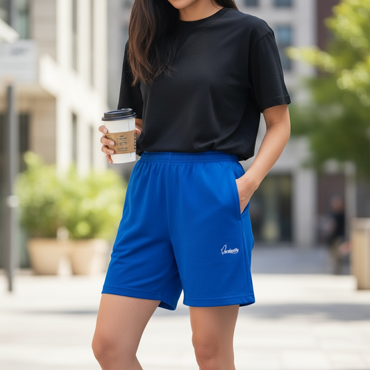 Royal Blue Tracksuit Shorts