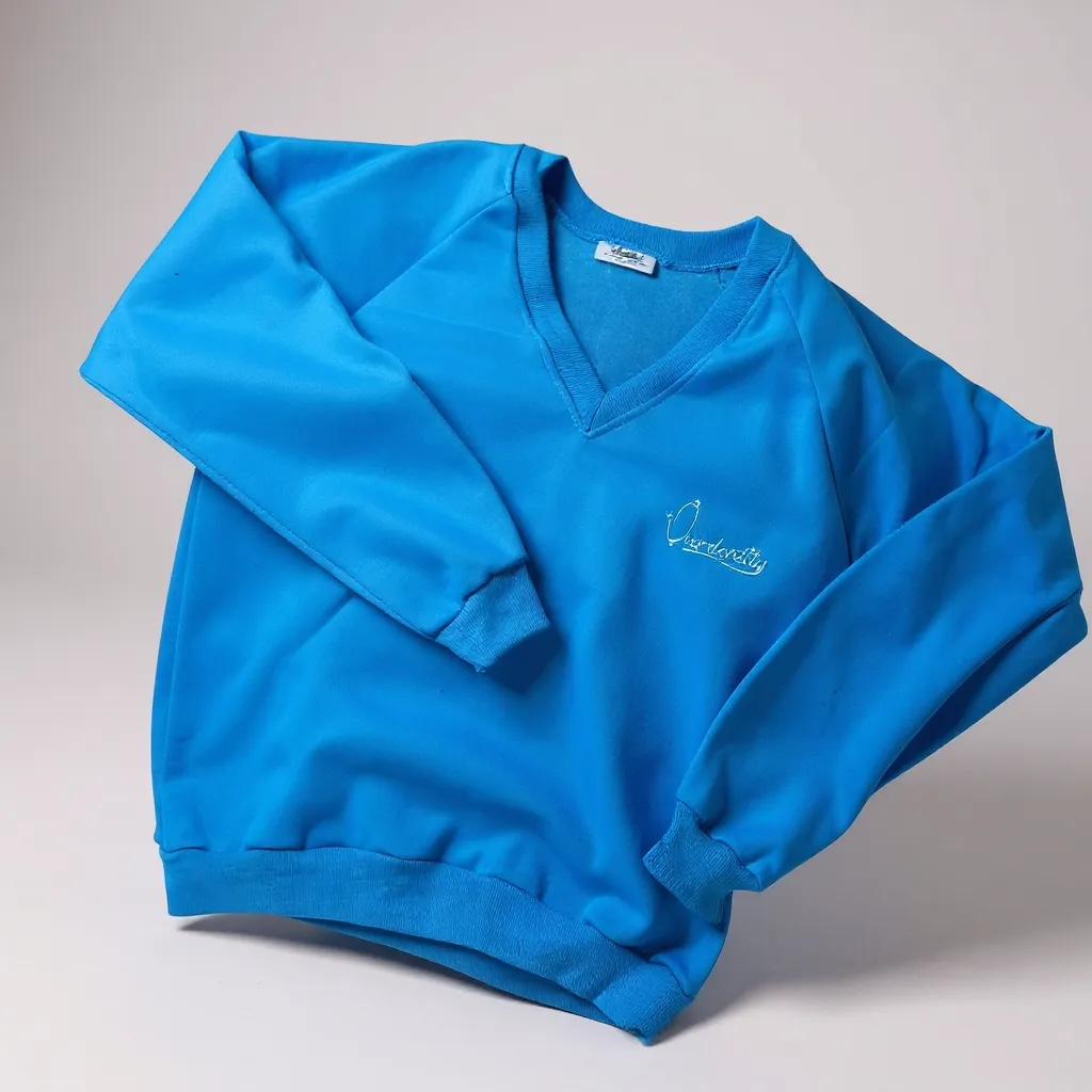 Sky Blue V Neck Jumper