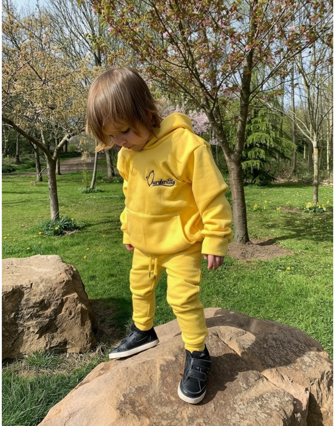 Kids Yellow Tracksuit