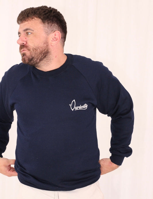 Navy Crew Neck Jumper