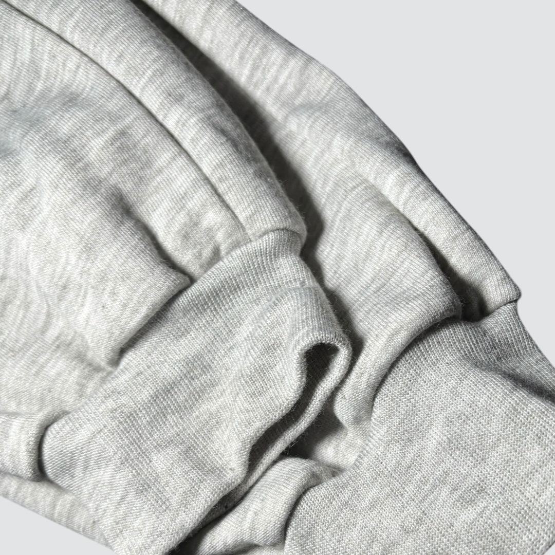 Silver Grey Cuffed Tracksuit Bottoms